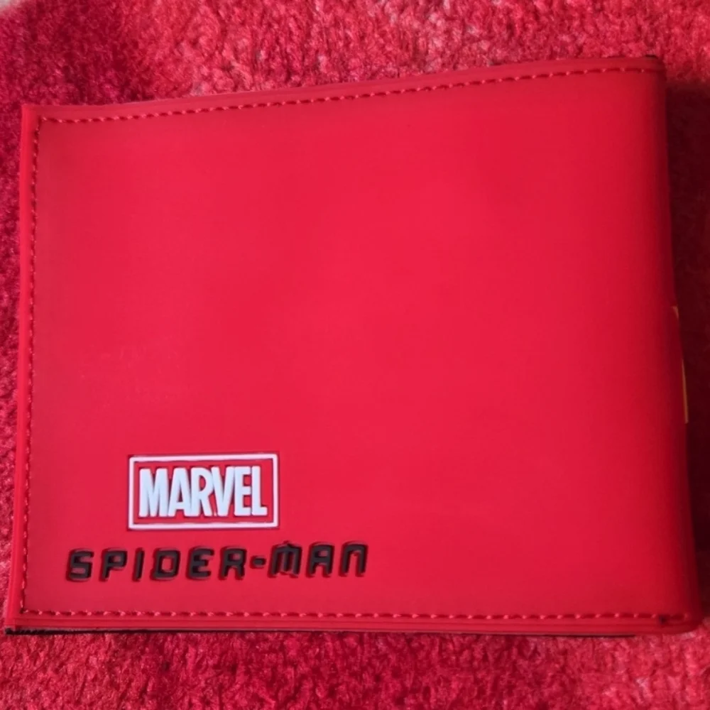New Spiderman marvel comic anime manga leather wallet
